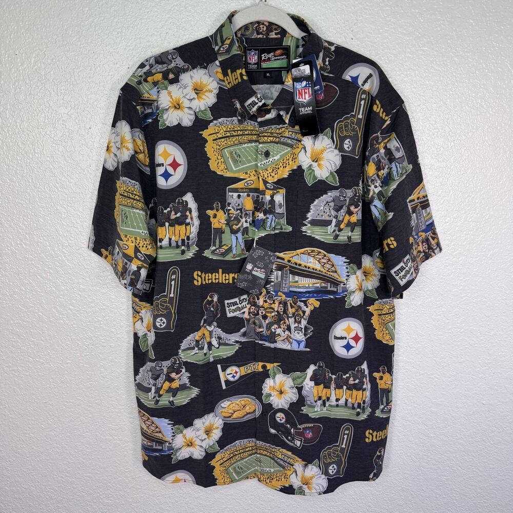 Pittsburgh Steelers Shirt Mens XL Reyn Spooner Scenic NFL Football Game Day NEW